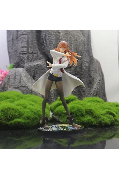 Choice with box 01 Steins Gate Makise Kurisu Laboratory Member 22cm Scale Painted Figure Collectible Model