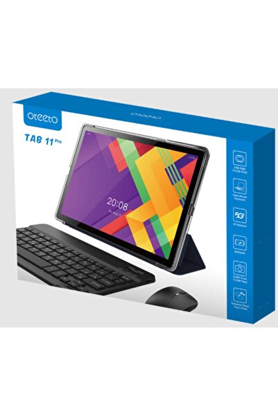 OTEETO Tab 11 Pro 10.1-inch Dual SIM 8GB RAM 512GB 5G Tablet with Keyboard and Mouse - Gray