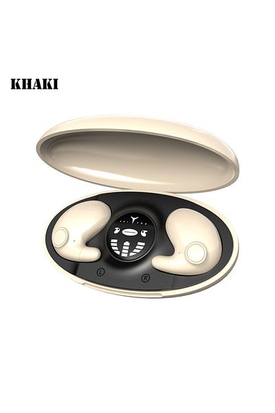 Choice khaki SK MD538 Invisible Sleep Wireless Earphone TWS Bluetooth Hidden Earbuds IPX6 Waterproof Noise