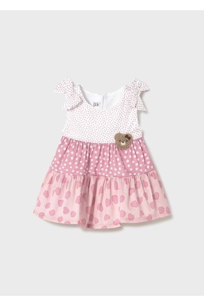 MAYORAL Baby Girl Dress Suit Salmon