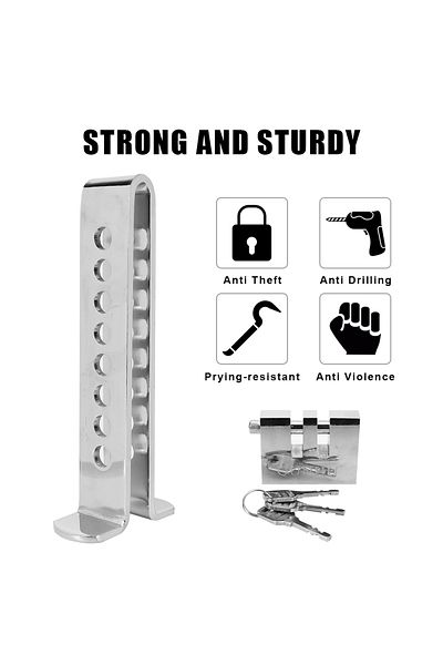 Choice Steel Stainless Car Accessories Auto Brake Pedal Lock Universal Car Clutch Lock Throttle Accelera...