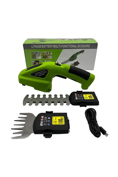 Choice Hedge Trimmers 2 In 1 Cordless Electric Hedge Trimmer Rechargeable Handheld Household Lawn Shrub Wee