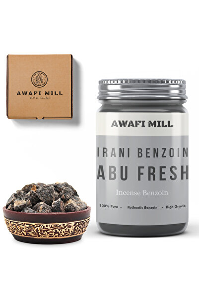 AWAFI MILL أبو فريش الإيراني | بنزوين أسود - زجاجة ١٠٠ غرام / ٣.٥ أونصة
