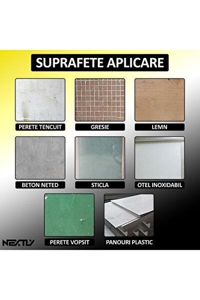 NEXTLY Set of 100 Self-Adhesive 3D Wallpaper, For Wall Or Ceiling, Waterproof, Adjustable, Adhesive