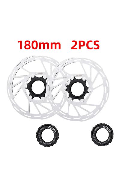 GOLDIX 180mm 2pcs Iiipro Bicycle Center Lock Bicycle Brake Rotor 140mm/160mm/180mm/203mm Road Bike Disc Bra