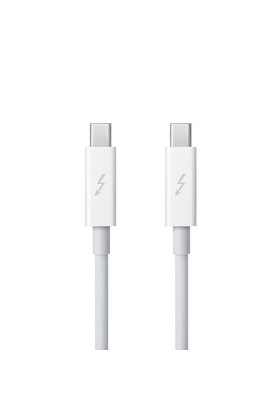 Apple Thunderbolt Cable 0.5M Type C-Type C, Fast Data Transfer – White