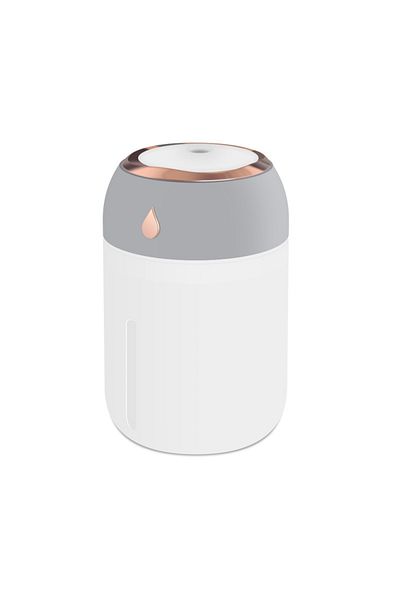 Choice Grey Portable Mini Usb Air Humidifier Aroma Diffuser Led Cool Light 330ml Mist For Room Home Car Pla