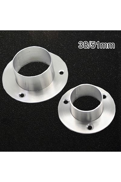 Choice 51mm 38mm 51mm Guide Shaft Stainless Steel Handrail Wall Rail Round Connection Flange Bracket For Ho