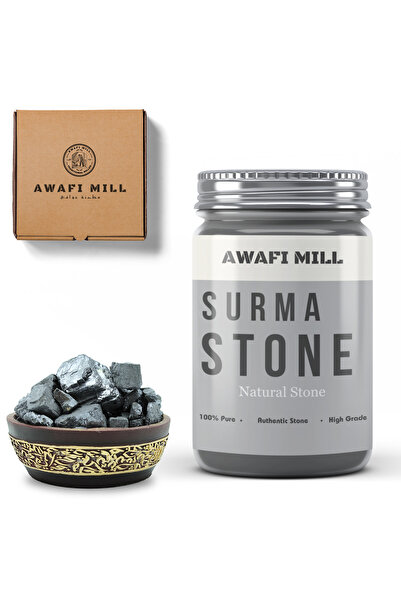 AWAFI MILL حجر سورما | كحل ستيبنايت - زجاجة ١٠٠ غرام / ٣٫٥ أونصة