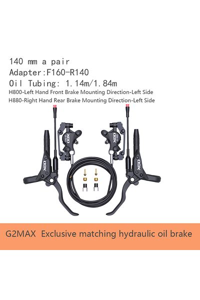 Choice G2MAX XOD XD-H800 / XD-H880 Hydraulic Disc Brakes for Electric Scooters & E-Bikes , – Compatible K