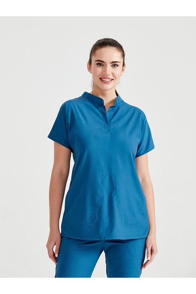 DEMOTEKS Costum medical unisex albastru petrol - uniformă medic-asistentă medicală