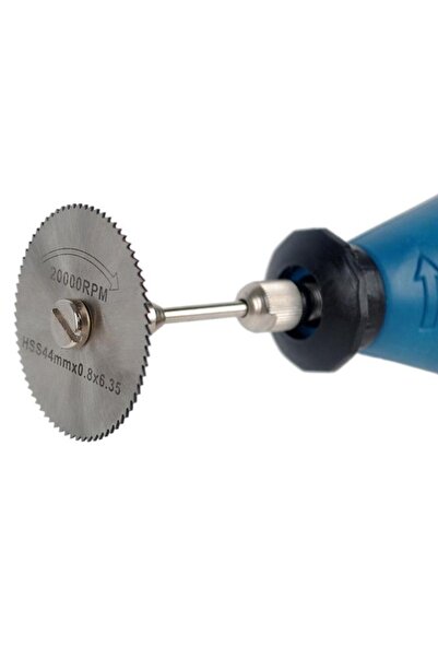 Choice Drill 6pc 1/8" Shank High Speed Steel Mini Saw Blades with Mandrels for Dremel Foredom Rotary Tool