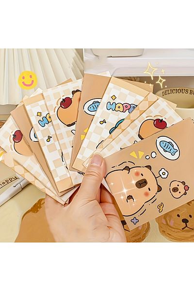 Choice 10 Books Mixed 10 Pack Mixed Cute Capybara Mini Notebook Set Pocket Notebook Journals Diary Planning
