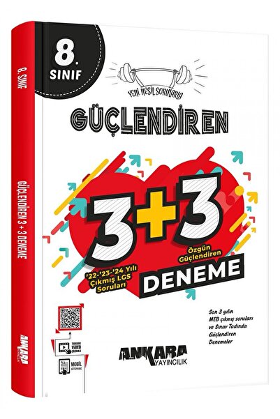 Ankara Yayıncılık 8. Sınıf Güçlendiren 3+3 Deneme