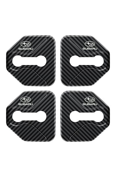Choice carbon 4pcs Car Door Lock Protective Cover For SUBARU WRX STI Forester Impreza Legacy Outback BRZ Ca