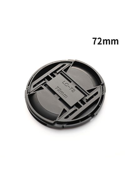 Choice H High-quality 40.5mm 49mm 52mm 55mm 58mm 62mm 67mm 72mm 77mm 82mm Center Pinch Snap-on Cap Cover C.