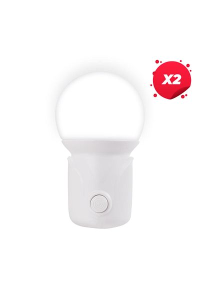 led bulb X2 - Bulb LED 1W IP20 night light, white, Erste