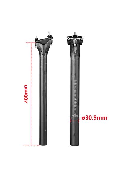 ELITA ONE 30.9x400mm Elitaone Carbon Seatpost Light Weight 27.2 31.6mm UD Bare Carbon Matte MTB Road Bike Sea