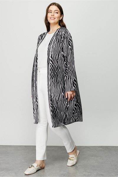 Gilda 4229 Gildas Zebra Pattern Double Long Tunic