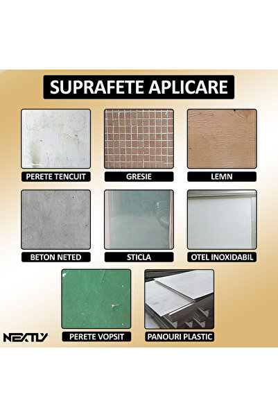 NEXTLY Set of 50 Self-Adhesive 3D Wallpaper, For Wall Or Ceiling, Waterproof, Adjustable, Surface