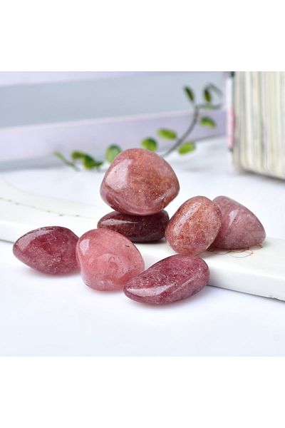 Choice 100g 20-40mm 100g 100g Rose Strawberry Natural Stones Crystal Quartz Mineral Specimen Reiki Chakra H