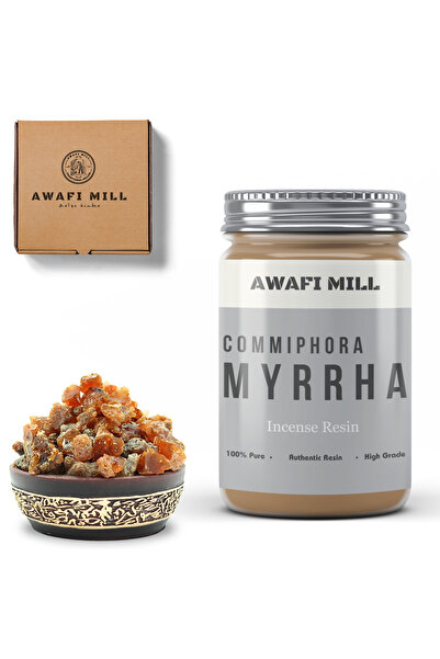 AWAFI MILL راتنج المر | بخور طبيعي - زجاجة ١٠٠ غرام / ٣٫٥ أونصة