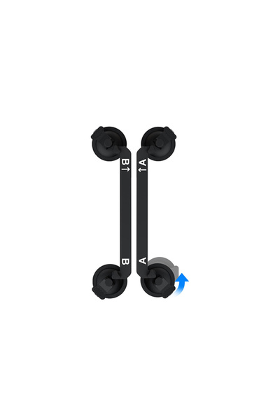 Choice حامل صغير لسقف السيارة المتحرك من ستارلينك، طقم تثبيت بقاعدة شفط، حامل...