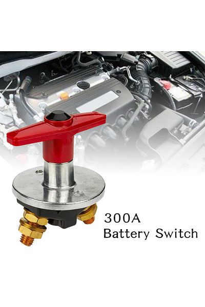 switchdoctor Universal 200A Battery Disconnect Cut Off Kill Switch Car Boat Truck Brass Terminal Stop For Moto...