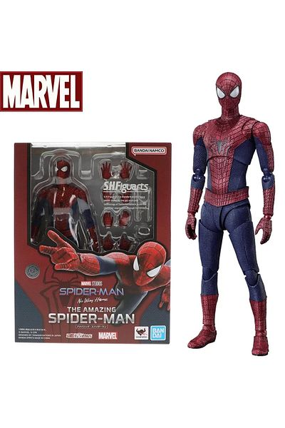 Hot Toys With Box As Pic Shf Garfield Spider Man Action Figures Toys Ko Spiderman Movable Model Dolls Collect