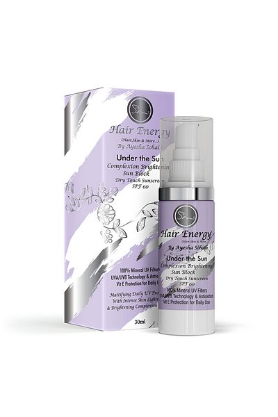 Hair Energy Under The Sun Sunscreen | Non-Greasy Formula | For Men&Women | For All Skin Types |30 ml