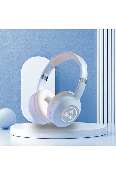 Choice Blue Sanrio Bluetooth Headphone Wireless Headsets Anime Cartoon Stereo Kuromi Headset Earphone With