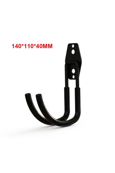 Choice Black E 5 Size Heavy Duty Metal Hook Garage Organizer Wall Mount Anti-...