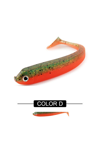 Choice 3 قطع من طُعم صيد ناعم من نوع سبينبولر، بطول 12.5 سم ووزن 11 غرام، بأل...