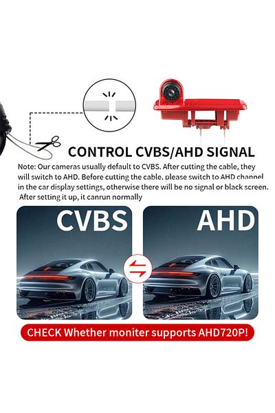 Choice 12v Cvbs-ahd Ahd Car Brake Light Rear View Reverse Camera For Opel Vivaro 2014 Renaul Trafic 3 Water
