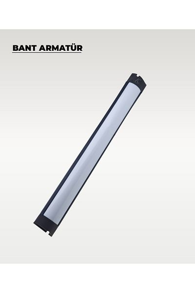 AC AYDINLATMA 36W Black Led Tape Luminaire White Light - 10 Pieces