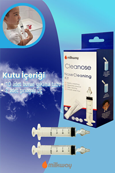 Milkway Cleanose Burun Yıkama Kiti 2 Adet 20 ml Şırınga