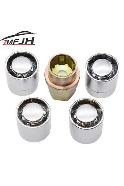 Choice M12x1.5 M12x1.5 Wheel Nuts Lock Anti Theft Steel Nuts For Toyota For Honda For Acura US 4+1 Tyre Chr