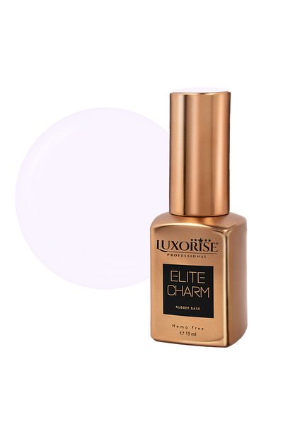 LUXORISE Bază de cauciuc Hema Free Elite Charm - White Elegance 15ml