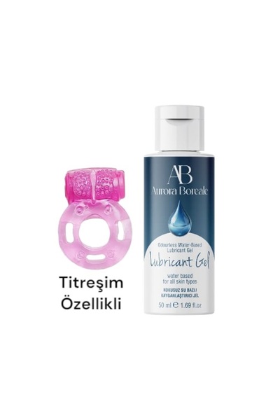AuroraBoreale Sade Su Bazlı 50 Ml Kayganlaştırıcı Lubricant Gel Titreşimli Pe...