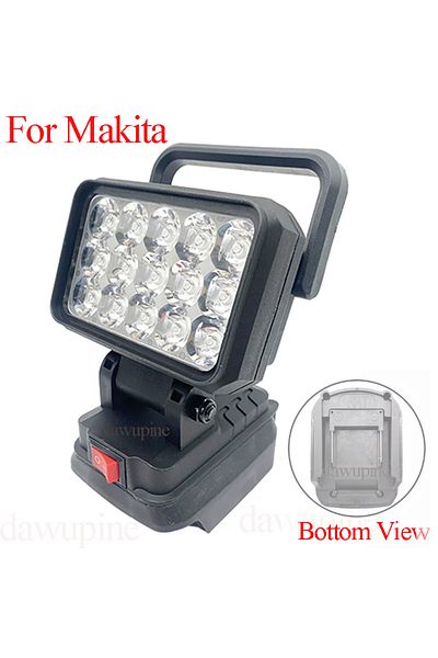 Choice For Makita For Makita 18V Li-ion Battery Accessory BL1830 LED Work Lamp Light Torch Flashlight Lante