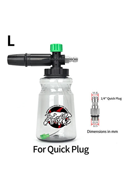 Choice5 For Quick Plug Pressure Washer Foam Lance Foam Nozzle Car Wash Foam M...
