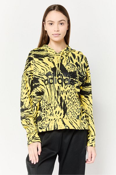 adidas Women Sportswear Fit Long Sleeve Outdoor Sweatshirt, Multicolor