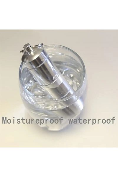 Choice Silver New Key Chain Medicine Pill Bottle Box Aluminum Storage Case Medicine Container Aluminum Box