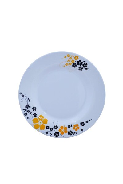 Generic round flat melamine plate