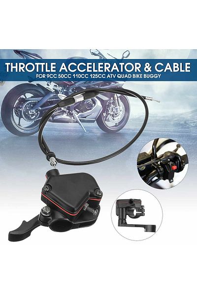 Choice For 9cc 50cc 110cc 125cc ATV Quad Bike Thumb Throttle Accelerator & Lever Controller Throttle Wi...