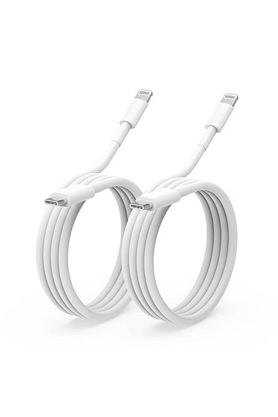 Apple USB-C to Lightning Cable 2m, Fast Charging and Data Syncing – White