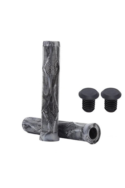 BUCKLOS مقابض دراجة هوائية 160-GRAY مقاس 160 مم، غطاء مقابض ممتدة للدراجات ال...