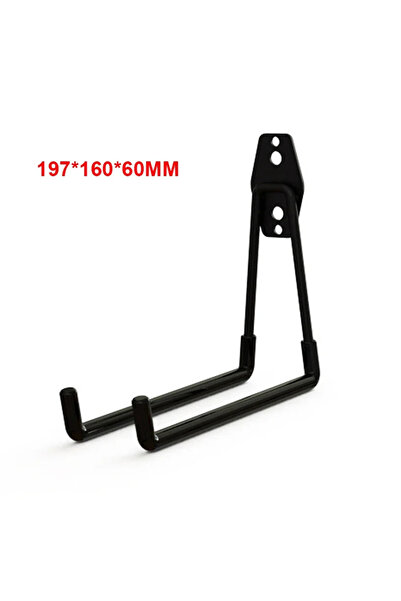 Choice خطافات معدنية متينة مقاس 5 من Black C لتنظيم المرآب، مثبتة على الحائط،...