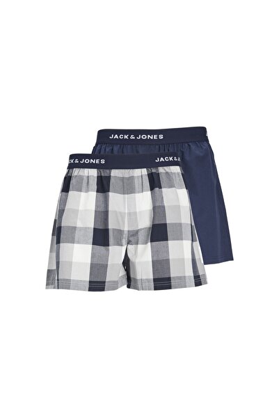 Jack & Jones Jack&Jones Minimalist Pamuk Erkek Boxer Şort 2'li Set - Rahat ve...