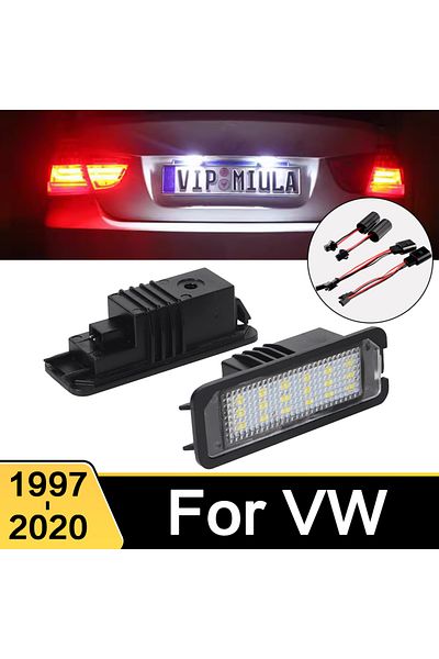 Choice 6000k White Led Car License Plate Light Bulbs Accessories For Vw Golf 4 5 6 7 Mk4 Mk5 Mk6 Mk7 Polo 6